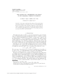 The Action of a Semisimple Lie Group on Its Maximal Compact Subgroup