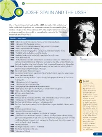 4 Josef Stalin and the USSR