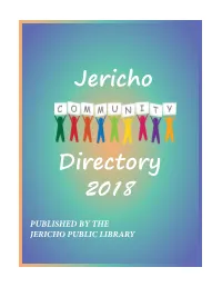 Directory 2018 Jericho