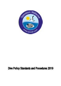 Operation Wallacea Dive Standards