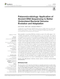 Application of Ancient DNA Sequencing to Better Understand Bacterial Genome Evolution and Adaptation