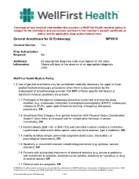 General Anesthesia for GI Endoscopy MP9519