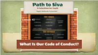 Lesson 40, What Is Our Code of Conduct?