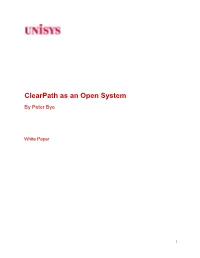 Clearpath As an Open System