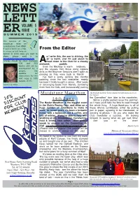 News Lett Volume 5 Er Issue 2 S U M M E R 2 0 1 5