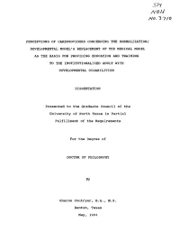 Alstt Mo. 3-7/0 PERCEPTIONS OF