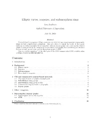 Elliptic Curves, Isogenies, and Endomorphism Rings