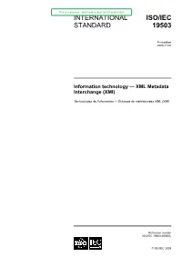 Iso/Iec 19503:2005(E)