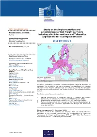 Study on the Implementation and Establishment of Rail Freight