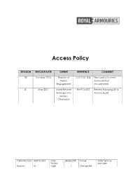Access Policy