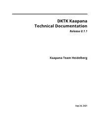 DKTK Kaapana, Technical Documentation