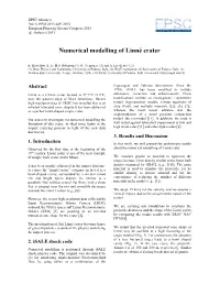 Numerical Modelling of Linné Crater
