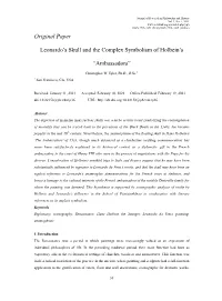 Original Paper Leonardo's Skull and the Complex Symbolism Of