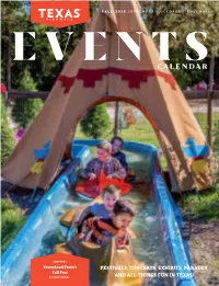 TEC Fall 2019 Events Calendar