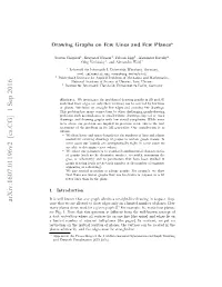 Arxiv:1607.01196V2 [Cs.CG] 1 Sep 2016 Pose That We Are Allowed to Draw Edges Only on a Limited Number of Planes