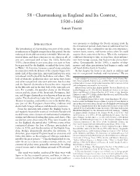 Chartmaking in England and Its Context, 1500–1660