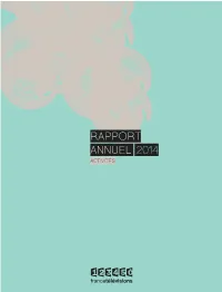 Rapport Annuel 2014