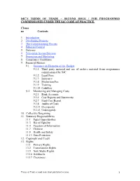 1 S4c's Terms of Trade – Second Issue / For