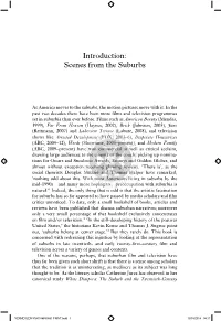 Introduction: Scenes from the Suburbs