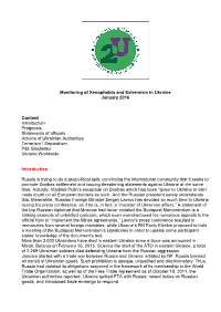 Monitoring of Xenophobia and Extremism in Ukraine January 2016
