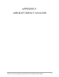 Appendix F - Aircraft Impact Analysis