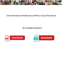 Check Facebook Notifications Without Going Facebook