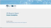 Cognizant—Hfs Blueprint Report: Smart Analytics