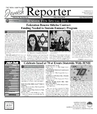 May-June 2018 Voices Which Echo Across Time Last Month, I Opened a New Chapter in My Work As the Executive Director of JFNH
