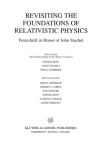 Revisiting the Foundations of Relativistic Physics