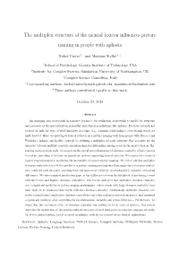 The Multiplex Structure of the Mental Lexicon Influences Picture Naming In