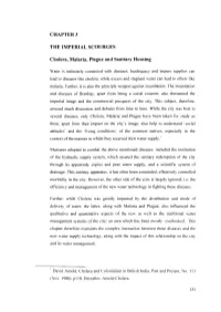 CHAPTER 3 the IMPERIAL SCOURGES Cholera, Malaria