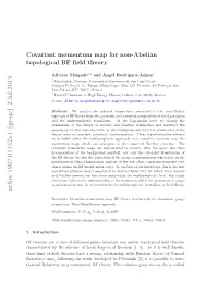 Covariant Momentum Map for Non-Abelian Topological BF Field