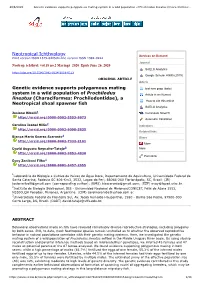 Neotropical Ichthyology Services on Demand Print Version ISSN 1679-6225On-Line Version ISSN 1982-0224 Journal Neotrop