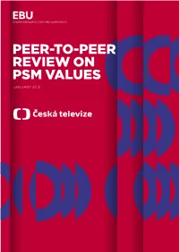 Peer-To-Peer Review on Psm Values January 2015 Peer-To-Peer Review on Psm Values 3
