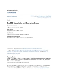 Semantic Sensor Observation Service
