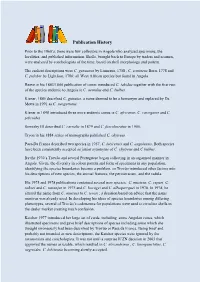 Taxonomy Developments & Publications