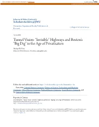 Big Dig” in the Age of Privatization Michael R
