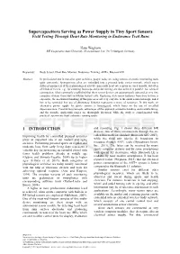 Supercapacitors Serving As Power Supply in Tiny Sport Sensors Field Testing Through Heart Rate Monitoring in Endurance Trail Runs