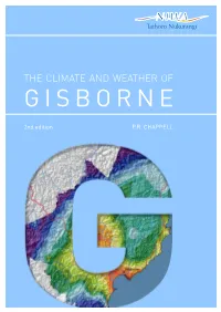 The Climate and Weather of the Gisborne District