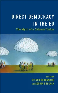 Direct Democracy in the EU