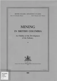 Mining in British Columbia