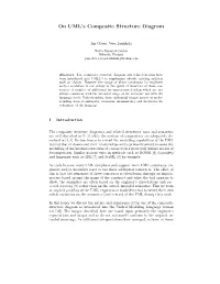 On UML's Composite Structure Diagram