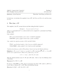 1 the Class Conp