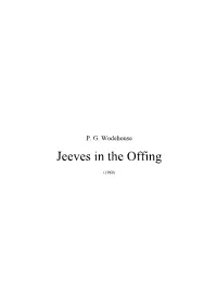 Jeeves in the Offing