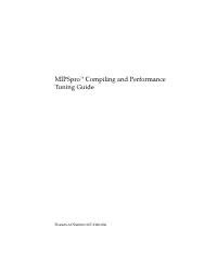 Mipspro™ Compiling and Performance Tuning Guide