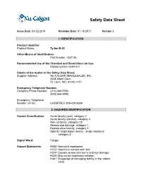 Safety Data Sheet