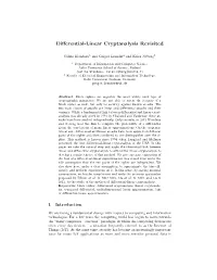 Differential-Linear Cryptanalysis Revisited