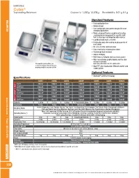 Sartorius Cubis Toploading Balances