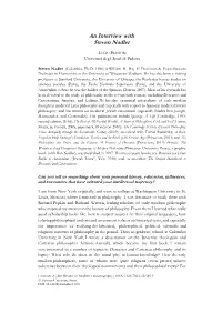An Interview with Steven Nadler