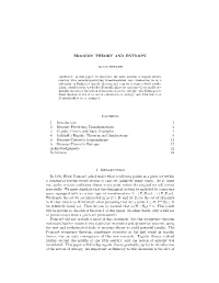 ERGODIC THEORY and ENTROPY Contents 1. Introduction 1 2